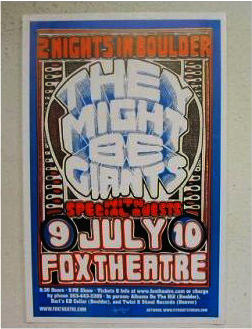 they might be giants concert poster