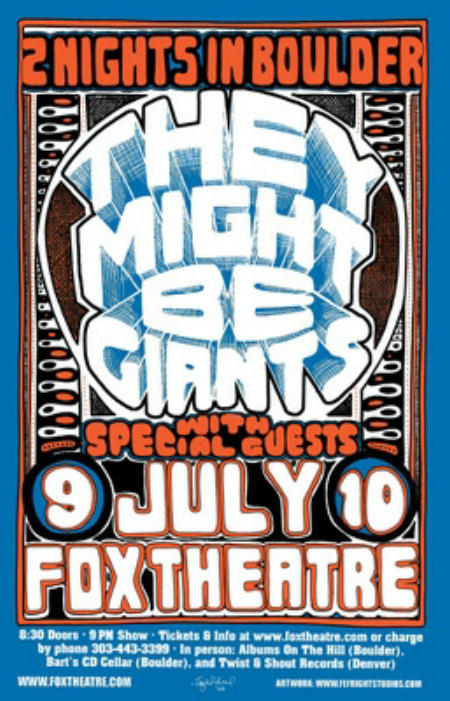 they might be giants concert poster
