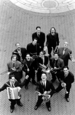 black and white John Linnell and John Flansburgh picture