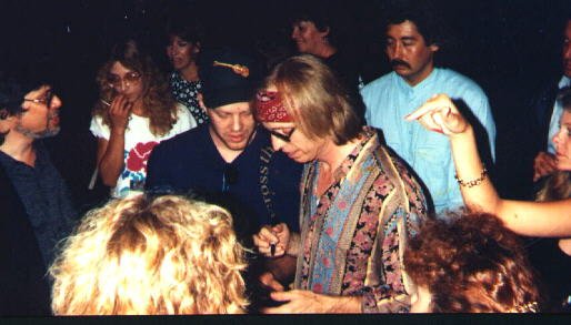 Tom Petty signing autographs
