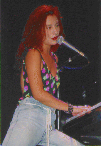 Tori Amos at the piano