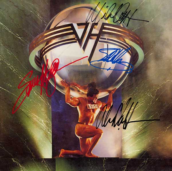 Van Halen autographs