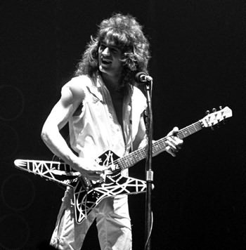 Eddie Van Halen on stage