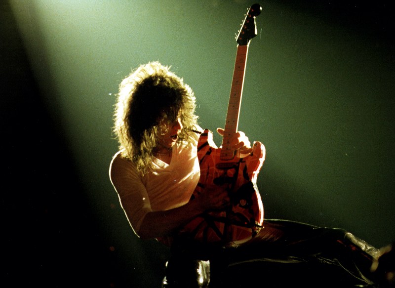 dramatic Eddie Van Halen photo