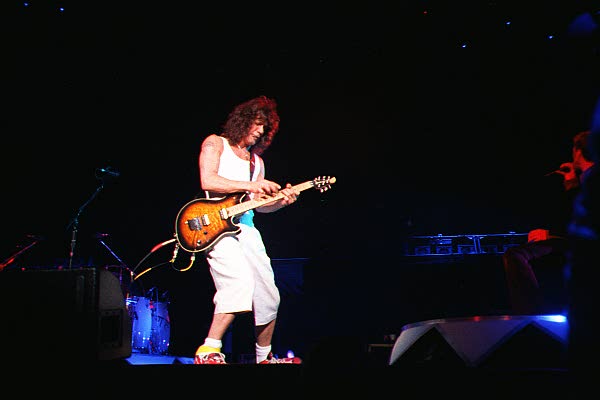 Eddie Van Halen playing guitar