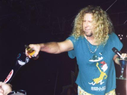 Sammy Hagar on stage