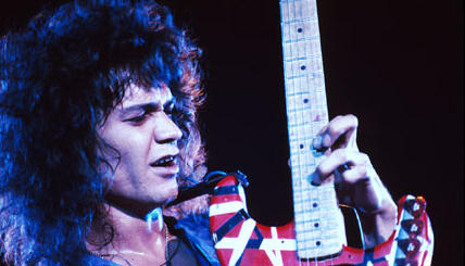 Eddie Van Halen closeup photo