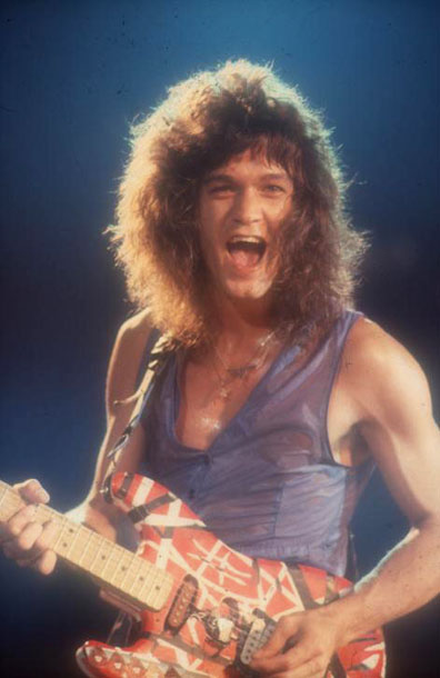 Eddie Van Halen loves his work