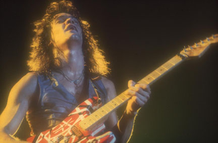 Eddie Van Halen getting off