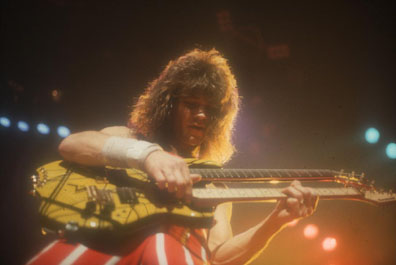 Eddie Van Halen from below