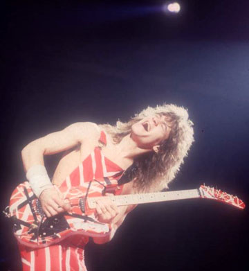 Eddie Van Halen working it out