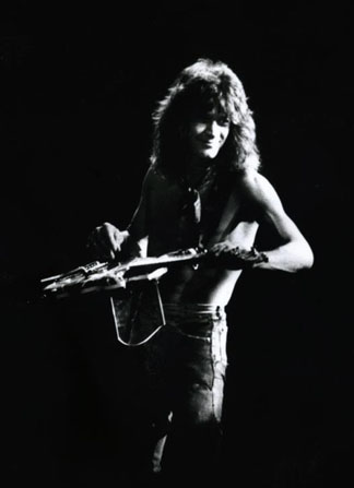 Eddie Van Halen in action