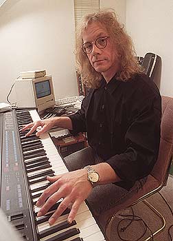 Warren Zevon at the keyboard
