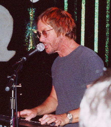 Warren Zevon playing piano