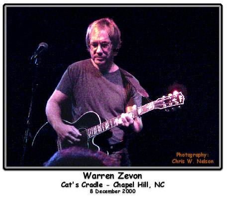 Warren Zevon, 2000 image