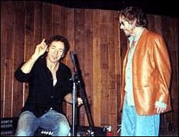 Bruce Springsteen and Warren Zevon photo