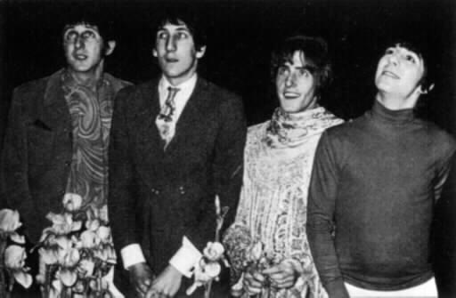 Young Pete Townshend, John Entwistle, Keith Moon, Roger Daltrey
