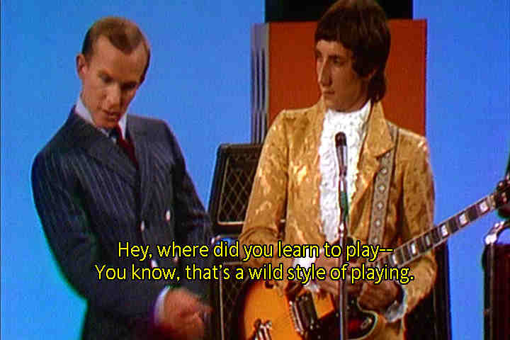 Pete Townshend and Tommy Smothers