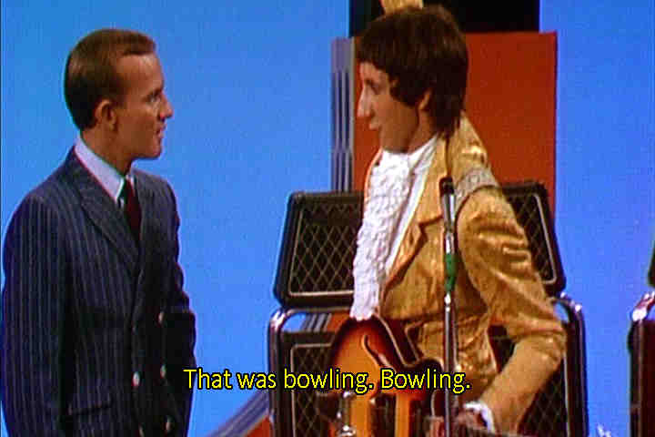 Tommy Smothers and Pete Townshend on bowling