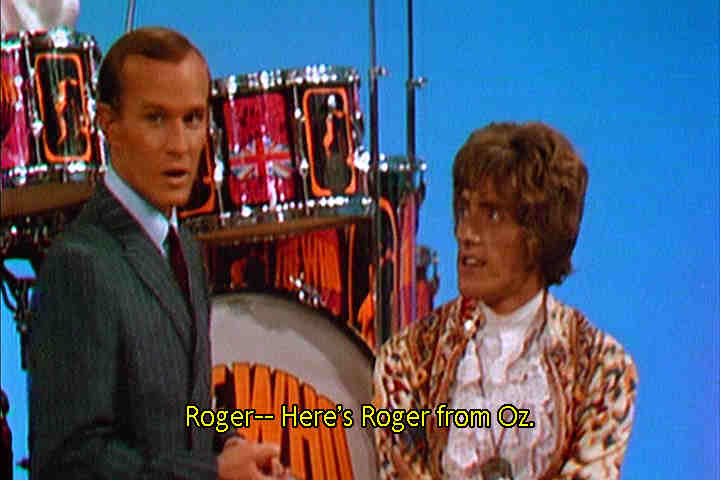 Tommy Smothers and Roger from Oz