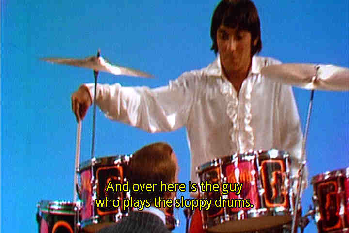 Keith Moon on the sloppy drums