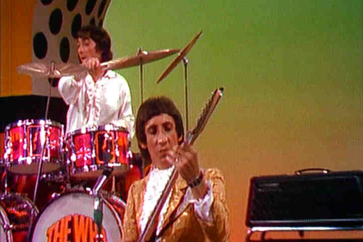 Pete Townshend and Keith Moon onstage