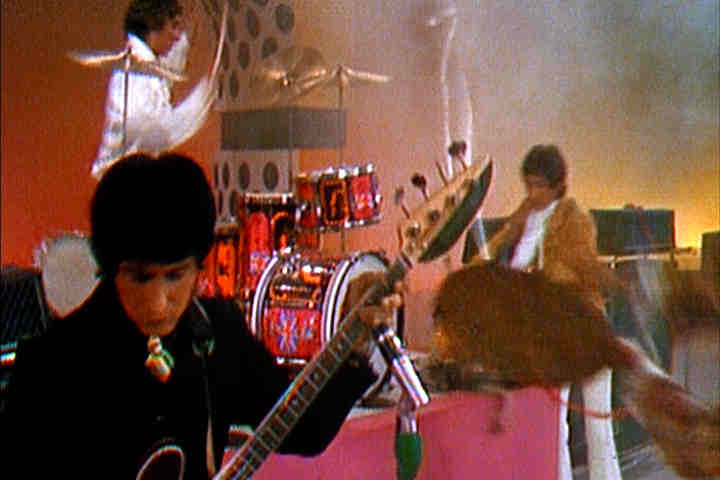 The Who smashing instruments, 1967 tv image