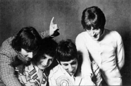 Young John Entwistle, Roger Daltrey, Pete Townshend and Keith Moon picture