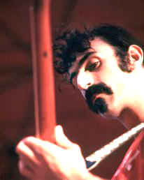 Frank Vincent Zappa playing guitar