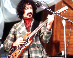 Frank Zappa in a cheesy jacket