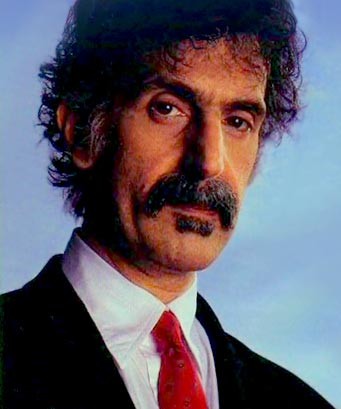 Frank Zappa closeup photo