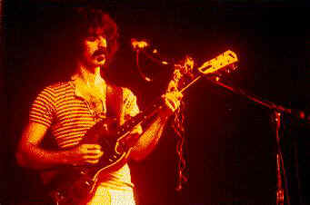 Frank Zappa on stage