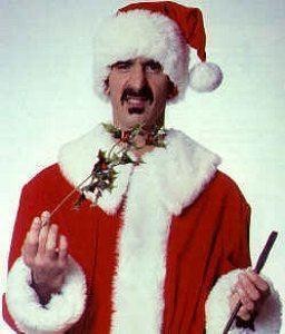 Frank Zappa makes a gross Santa Claus