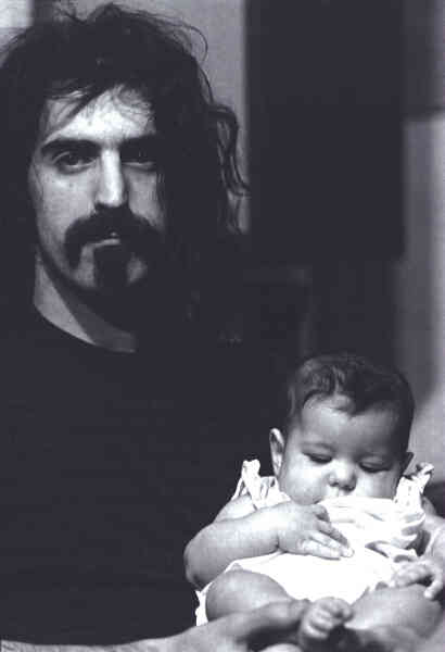 Frank Zappa and child