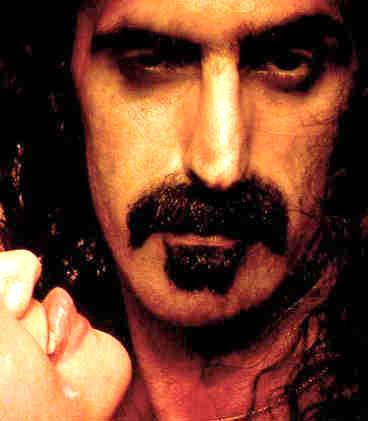 Frank Zappa gives an evil look