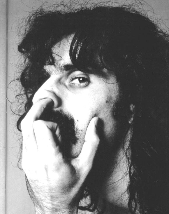 Frank Zappa picking his nose