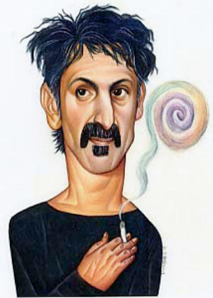 Frank Zappa caricature