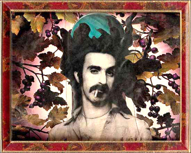 beautiful painting of Frank Zappa