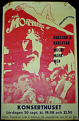 Mothers of Invention concert poster