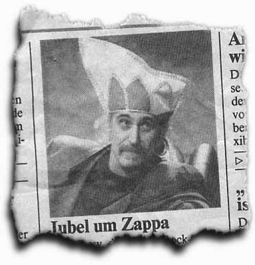 Frank Zappa, court jester