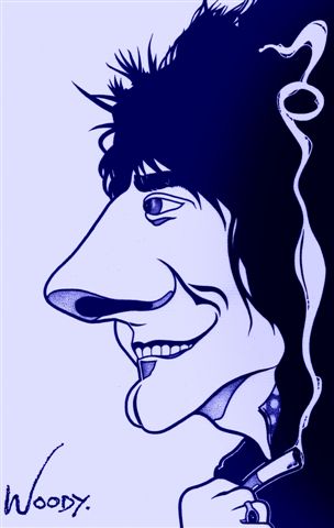 Ron Wood painting
