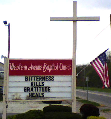 Baptist church message: Bitterness kills, Gratitude heals