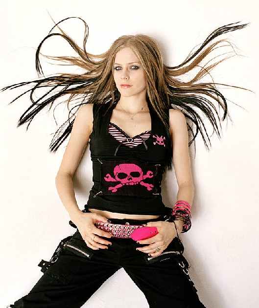 Avril Lavigne's punk rock bad hair day
