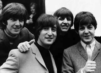 Paul McCartney and the Beatles give a thumbs up