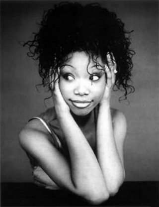 cute black and white photo of Brandy