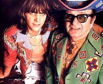 Gram Parsons and Nudie Cohen image