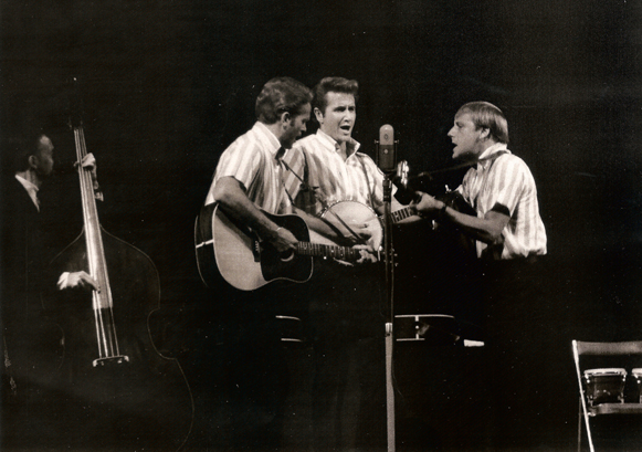 the Kingston Trio - John Stewart, Bob Shane, and Nick Reynolds