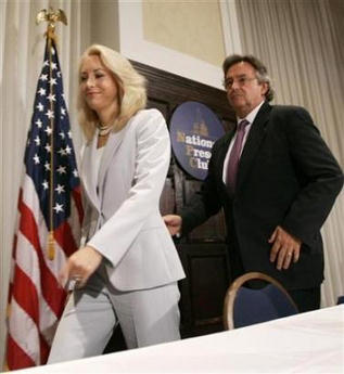 Valerie Plame and her husband Joe Wilson
