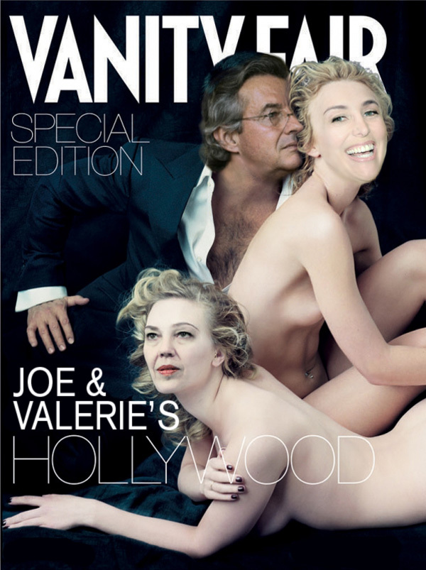 parody of the Valerie Plame - Joe Wilson Vanity Fair pictures