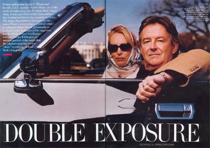 Double Exposure - their cheesy Vanity Fair glamor shot